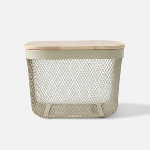 伊登鐵製含蓋網籃S 杏