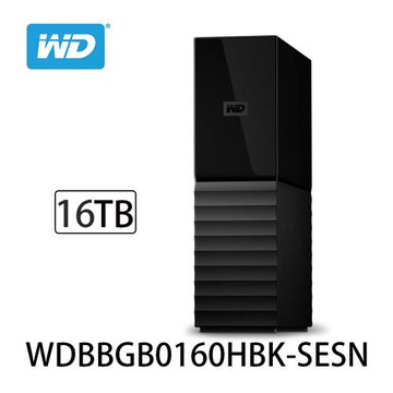 WD威騰 My Book 16TB 3.5吋 外接硬碟 WDBBGB0160HBK-SESN