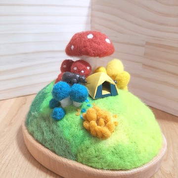 |哈哈羊毛氈| 屬於自己的島 Own island / 010