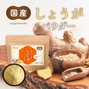 温活農園 しょうがパウダー 50g しょうが 粉末  国産 生姜粉末 ショウガ ショウガオール 温活農園