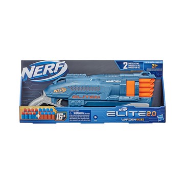 Hasbro 孩之寶 NERF 菁英系列 看守者玩具槍 16發 ELITE 2.0  看守者 藍色  1個