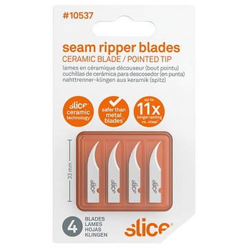 slice 陶瓷筆刀替刃 尖形拆線刀 4入組  32.8 x 6.06 x 0.8mm  1組