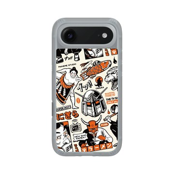 iPhone Air AirX 流變灰 - Paiheme Studio - Black Orange Mix
