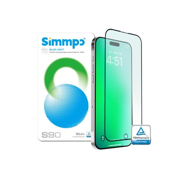 Simmpo iPhone 17/17 Pro 霧透抗藍光護眼保護貼