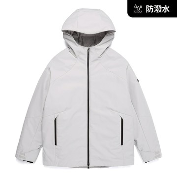 【鵝絨】男裝 ANTARES 3L 羽絨外套 - 淺灰色