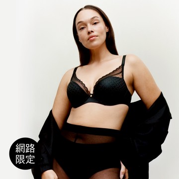 【Chantelle】Norah Chic_集中托高內衣_BCD(16MNA_011黑色)