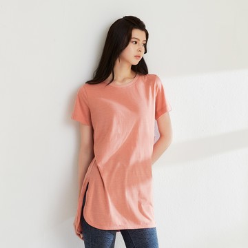 FS有機草木染長版短袖上衣(2色)