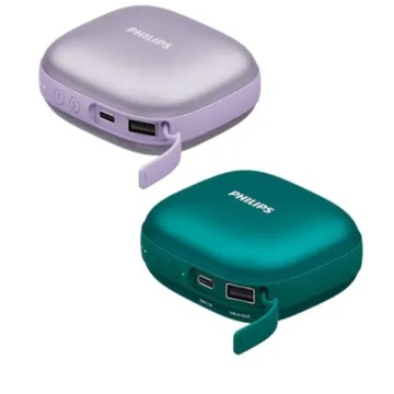 【PHILIPS飛利浦】DLP2136暖手寶行動電源二合1暖蛋