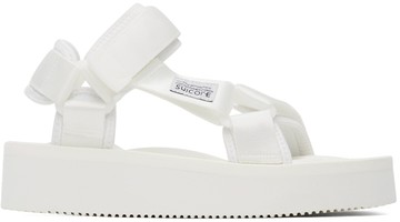 SUICOKE 白色 DEPA-2PO 凉鞋