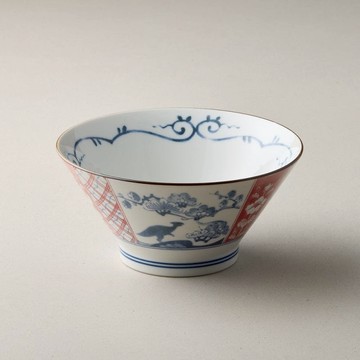 日本美濃燒 - 江戶良緣龍反口丼碗 - 19cm