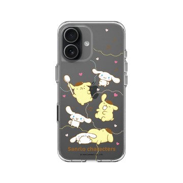 iPhone 17 Clear Case（相機按鈕） 透明 - 三麗鷗-布丁狗＆大耳狗綜合圖 Mix Characters - Yummy ! Yummy !