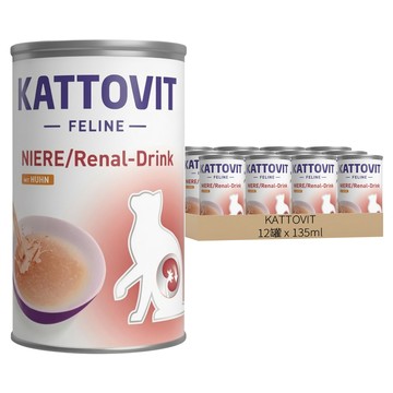 KATTOVIT 康特維 腎臟保健營養肉汁貓罐  12罐  135ml  雞