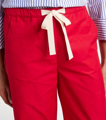 'S Max Mara Argento cotton wide-leg pants