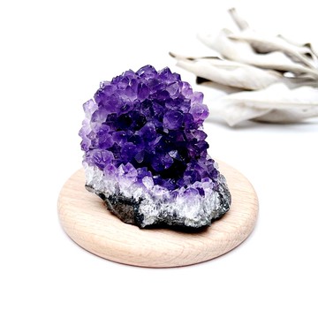 花曜。消磁 辦公療癒 淨化 貴人 紫水晶 l 紫水晶小花球 l