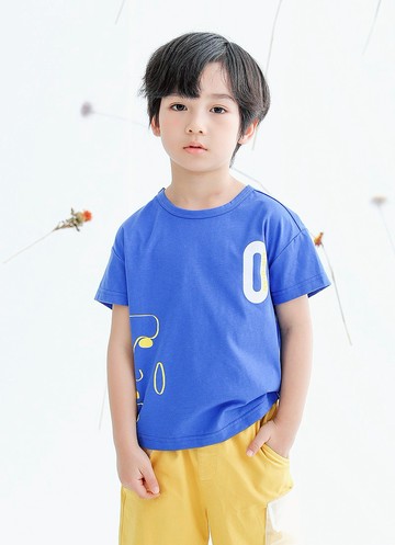 【出清優惠】手繪棉T  白/黃/藍