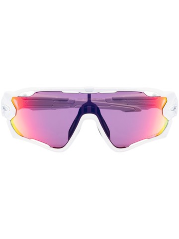 Oakley - Jawbreaker shield-frame sunglasses - men - Plastic - One Size - White