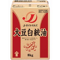  大豆白絞油(BIB) 8KG 常温 3セット