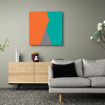 現代幾何 藝術微噴無框畫