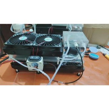 120w水冷液冷半導體散熱器360+240水冷排5暴力風扇款（單風2600）