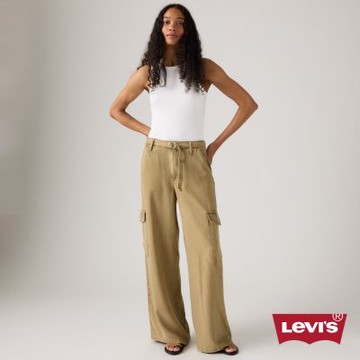 Levi s Baggy Dad 女款 中腰 寬鬆褲 直筒卡其褲 人氣新品