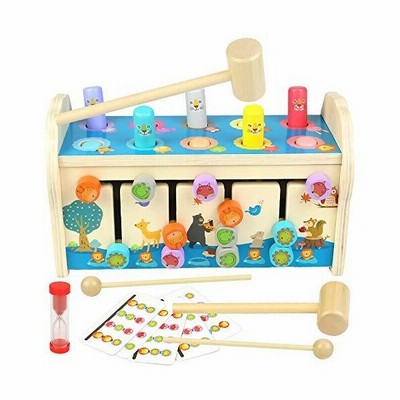 木のおもちゃ モンテッソーリ 女の子 男の子 人気 2 3 4 5 6 歳 もぐらたたき ゲーム 知育玩具 木製パズル ビーズコースター ピアノ おも 通販 Lineポイント最大get Lineショッピング