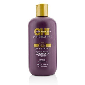 CHI CHI 橄欖和莫諾伊油保濕潤髮乳 Deep Brilliance Olive & Monoi Optimum Moisture Conditioner 355ml/12oz-所有髮質潤髮乳