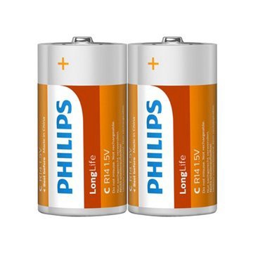 (即期出清)飛利浦 2號電池  (2入 1.5V 碳鋅電池 Philips )