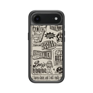 iPhone Air Mod NX -邊框背蓋組合 (相機按鈕) 黑 - 迪士尼-玩具總動員 Toy Story - 玩具總動員-美式風格