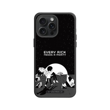 iPhone 15 Pro Max SolidX 黑 - 瑞克和莫蒂 Rick and Morty - Every Rick Needs a Morty