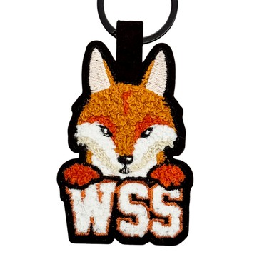 【森林動物系列】Q狐狸毛巾繡鑰匙圈