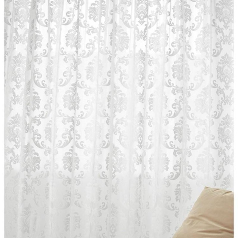 北欧 花柄 高級オーダーカーテン 2倍ヒダ おしゃれ ヨーロピアン