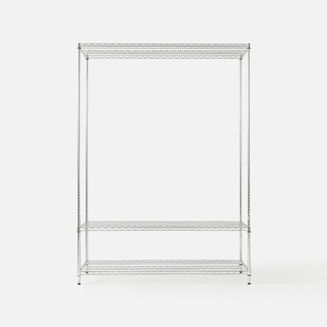 特力屋重型鍍鉻三層架寬152*深60*高210公分