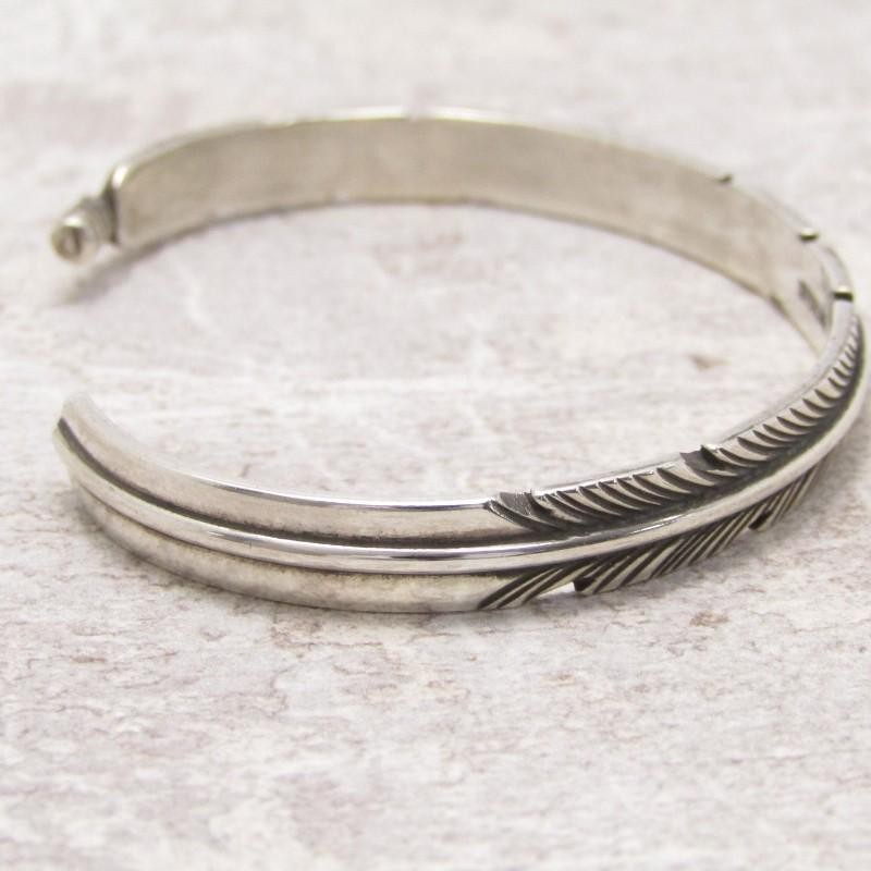 ハーヴィーメイス ナバホ インディアンジュエリー バングル　美品 楽天市場】Harvey Mace(ハービーメイス)フェザー バングル