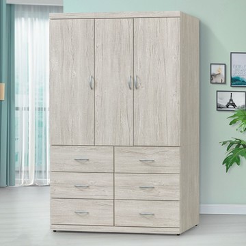 AS DESIGN 雅司家具-翠果4×7開門衣櫃-117×57×202cm