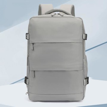 簡約旅行背包男女士輕便大容量帶鞋倉背包商務旅游電腦多功能背包