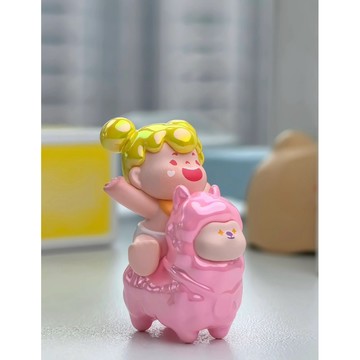 林先生精選正品【woow和小玩伴的歡樂出遊】闆娘推薦可愛萌粒公仔擺件