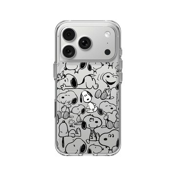 iPhone 18 Pro Clear Case（相機按鈕） 透明 - 史努比 Snoopy - 找我嗎？