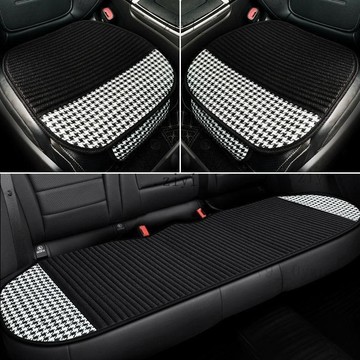 免運 現代專用  汽車坐墊 Elantra Tucson Venue Mufasa ix35車用坐墊四季通用三件套千鳥養