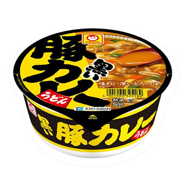 ★まとめ買い★　マルちゃん　黒い豚カレーうどん 87G　×12個