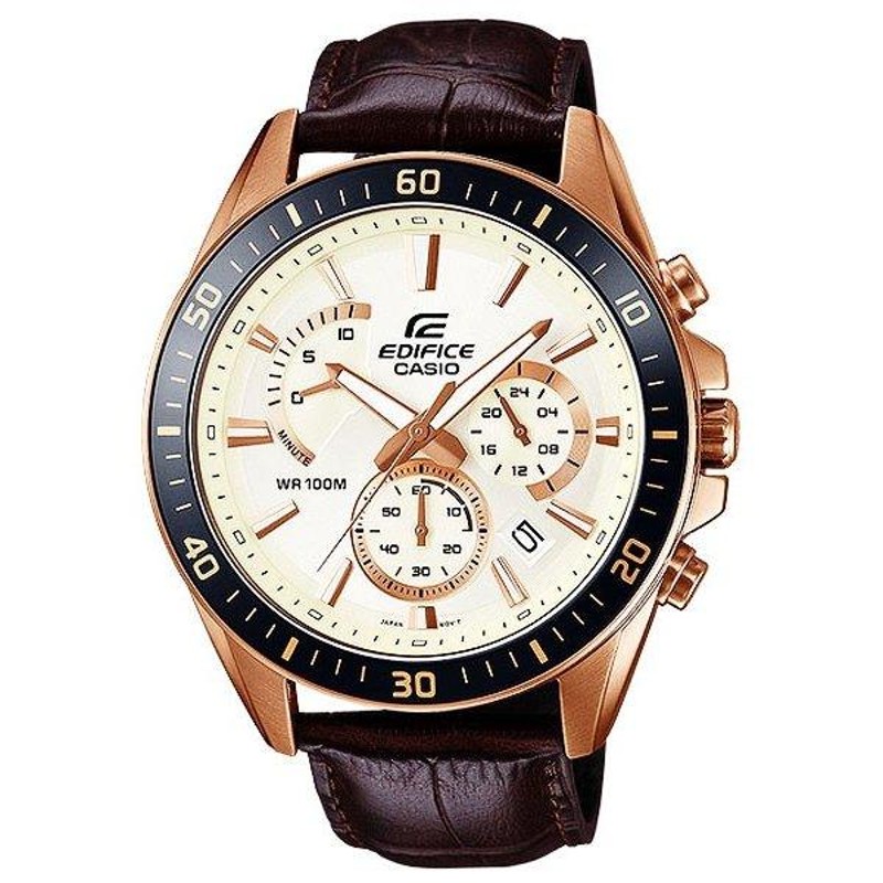 カシオ CASIO エディフィス EDIFICE クロノグラフ クオーツ メンズ 腕時計 EFR-552GL-7A | LINEブランドカタログ