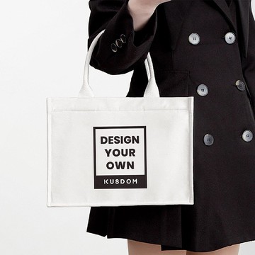 帆布硬挺手提袋/50個