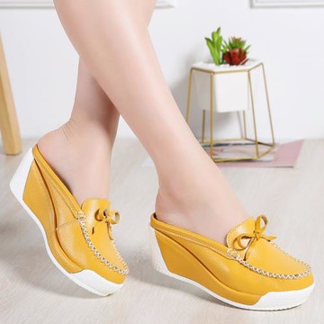 2022夏季新款包頭網紅半拖鞋女厚底懶人時尚百搭外穿涼拖鞋無后跟