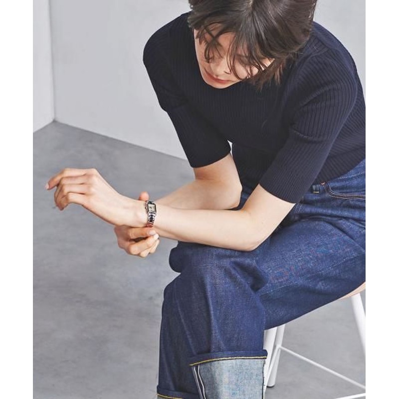 【美品】UNITED ARROWSスクエアメタル腕時計 シルバー UNITED ARROWS UAB スクエア メタル 腕時計 - ファッション通販