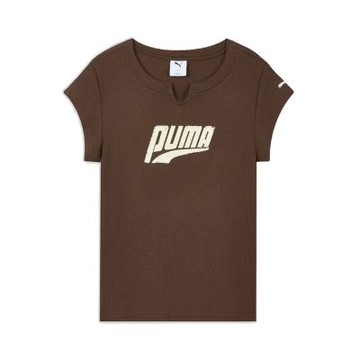 【PUMA】 流行系列 DIRECT BRIEF短袖T恤 F  圓領短袖T恤 女 - 63860790