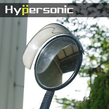 高雄門市 Hypersonic 汽車用S型後照視鏡遮雨板(2入) HP6198 SD