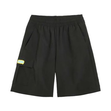 Puma 短褲 PT Logo Shorts 男款 褲子 黑 寬鬆 口袋 68928201
