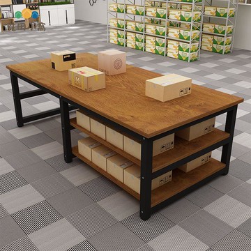 免運 超大工作臺 打包桌 工作臺三層快遞打包臺車間工廠包裝桌流水線操作臺實驗臺桌工作臺 可開發票 全館八折 工廠現貨直銷 新品特價 h9027