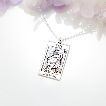 【Angel & Me】塔羅牌 獅子 力量 s925純銀項鍊 勇氣守護生日禮物