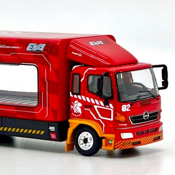 【東海模型】POP RACE 1/64 EVA Racing Trans Porter HINO 500 EVA-02