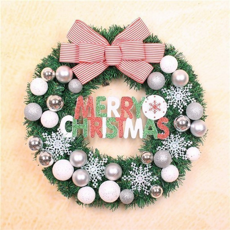 店長おすすめ 全品2枚で Christmasクリスマスリース玄関飾り ドア飾りリボン クリスマス飾り おしゃれ 30cm壁掛け 店舗用 法人用装飾 通販 Lineポイント最大get Lineショッピング